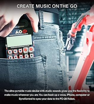 Amazon.com: teenage engineering Pocket Operator PO-28 Robot